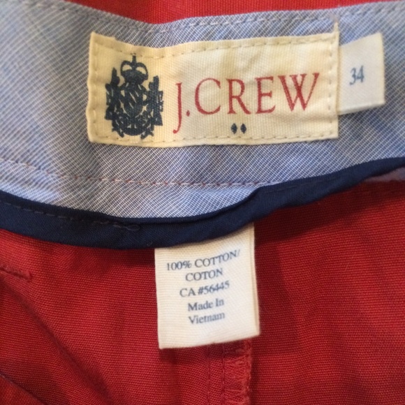 J. Crew Flat Front Sz 34 Men Shorts - Picture 4 of 4